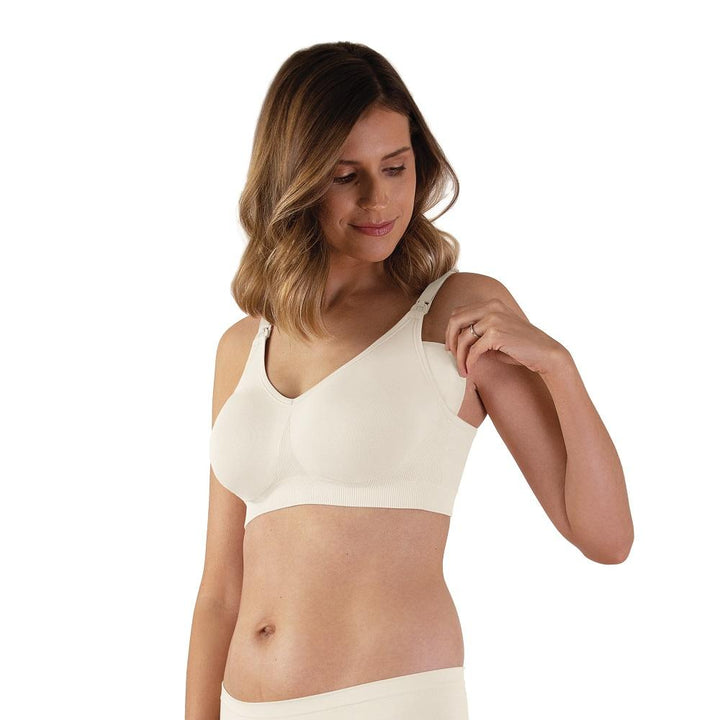 Bravado Body Silk Seamless Nursing Bra 2.0 (Antique White)-Feeding-Bravado--babyandme.ca