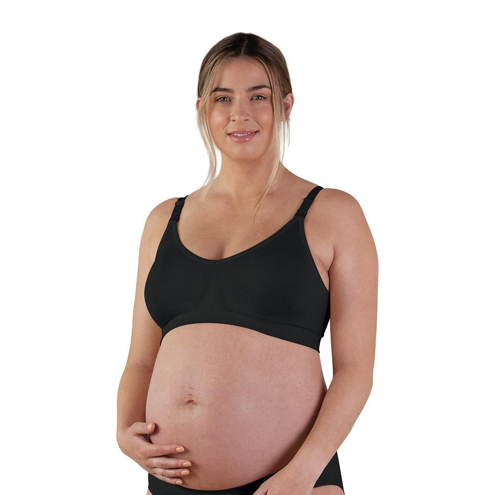 Bravado Body Silk Seamless Nursing Bra 2.0 (Black)-Feeding-Bravado--babyandme.ca