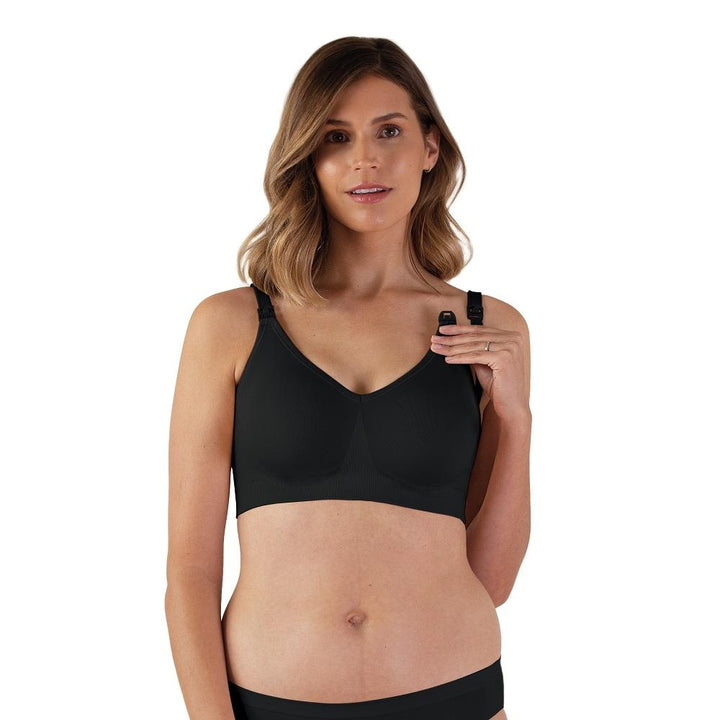 Bravado Body Silk Seamless Nursing Bra 2.0 (Black)-Feeding-Bravado--babyandme.ca