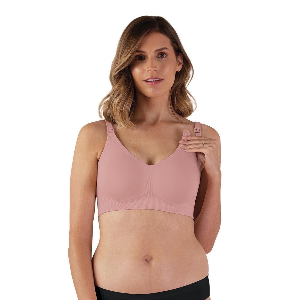 Bravado Body Silk Seamless Nursing Bra 2.0 (Dusted Peony)-Feeding-Bravado--babyandme.ca