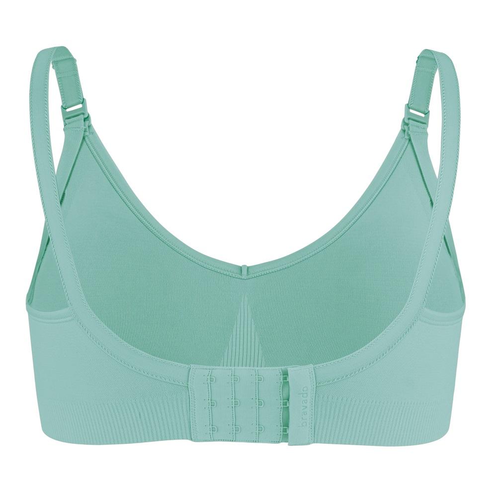 Bravado Body Silk Seamless Nursing Bra 2.0 (Jade)-Feeding-Bravado--babyandme.ca