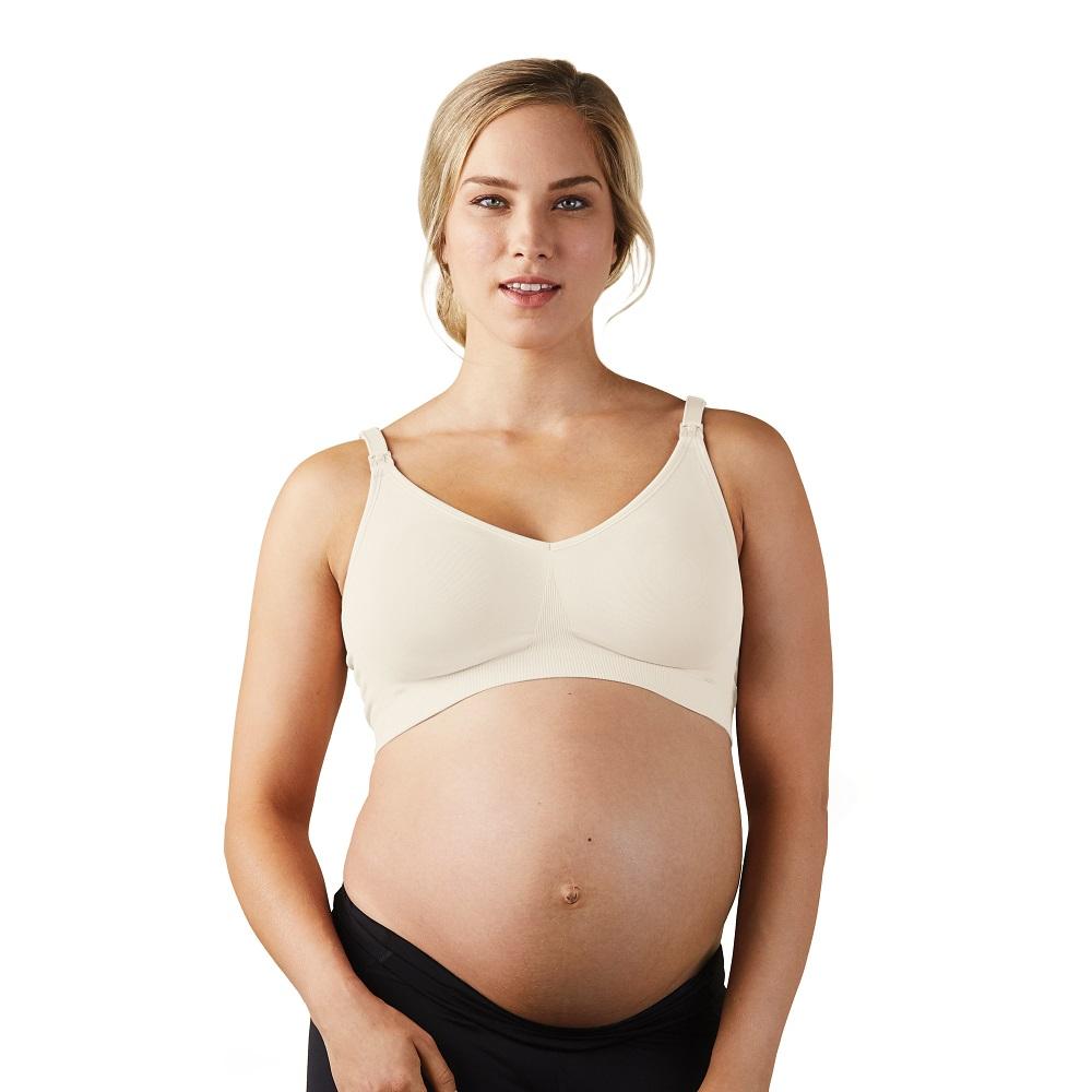 Bravado Body Silk Seamless Nursing Bra Full Cup (Antique White)-Feeding-Bravado--babyandme.ca