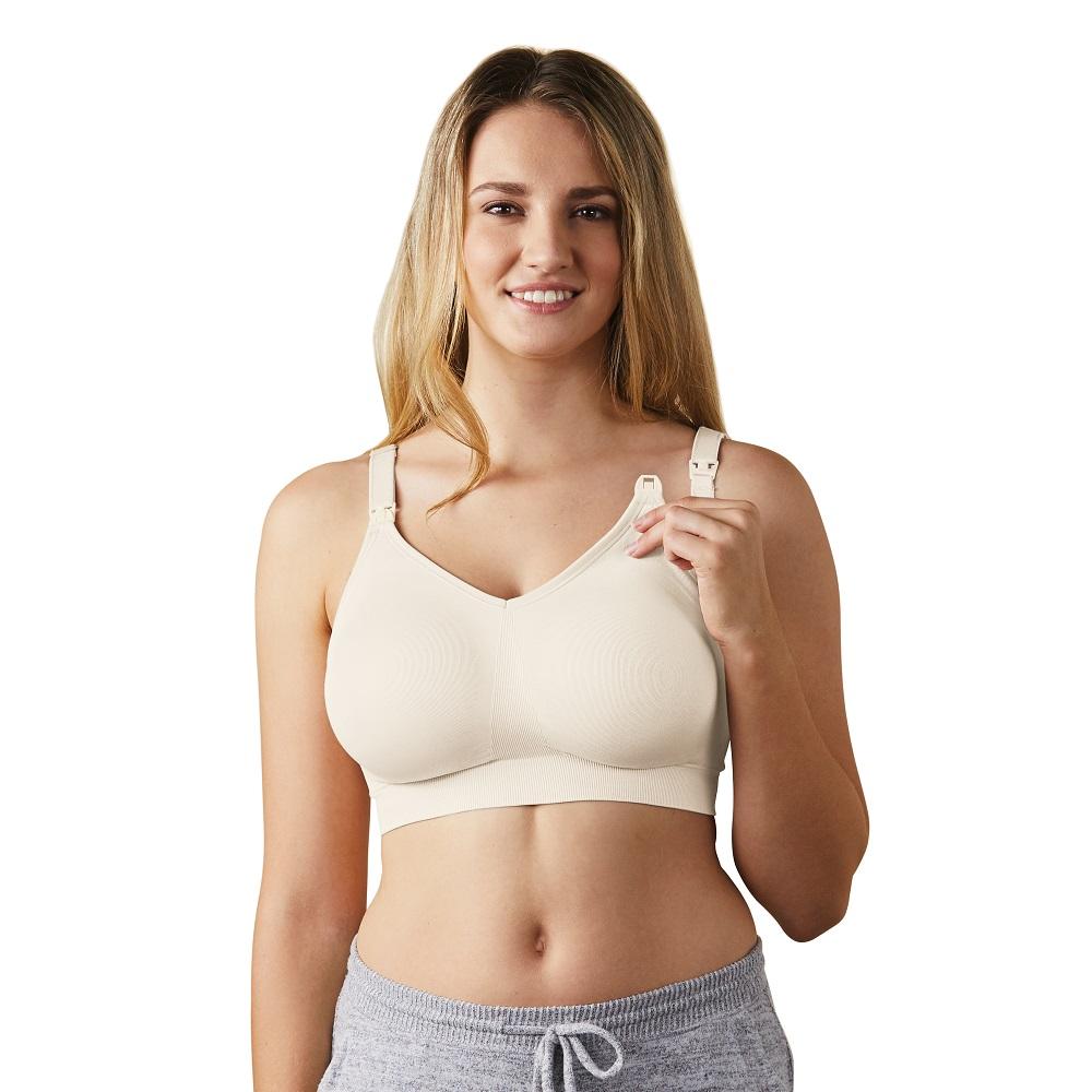 Bravado Body Silk Seamless Nursing Bra Full Cup (Antique White)-Feeding-Bravado--babyandme.ca