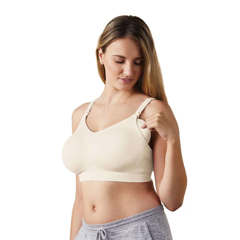 Bravado Body Silk Seamless Nursing Bra Full Cup (Antique White)-Feeding-Bravado--babyandme.ca