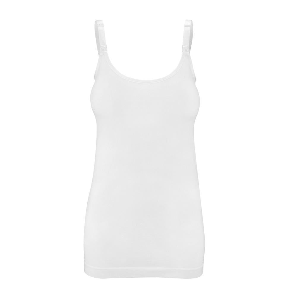 Bravado Classic Nursing Cami (White)-Feeding-Bravado--babyandme.ca