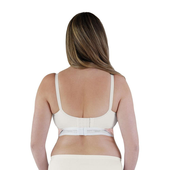 Bravado Clip & Pump Hands-Free Nursing Bra Accessory 2.0 (Pink Leopard)-Feeding-Bravado--babyandme.ca