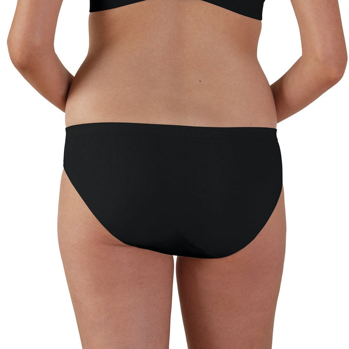 Bravado Mid-Rise Seamless Panty (Black)-Apparel-Bravado--babyandme.ca