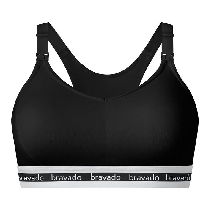 Bravado Original Extended Cup Nursing Bra 2.0 (Black)-Feeding-Bravado--babyandme.ca