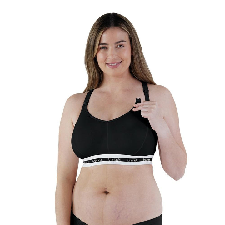 Bravado Original Full Cup Nursing Bra 2.0 (Black)-Feeding-Bravado--babyandme.ca