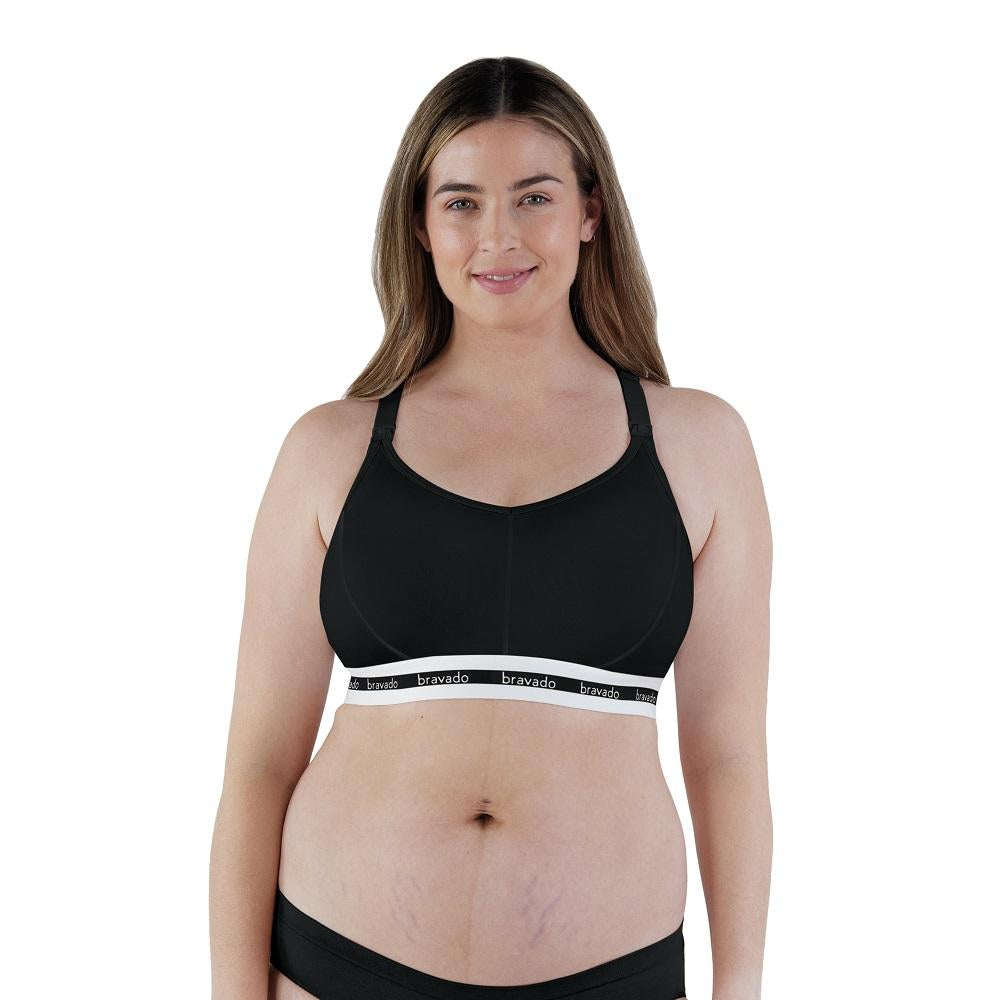 Bravado Original Full Cup Nursing Bra 2.0 (Black)-Feeding-Bravado--babyandme.ca