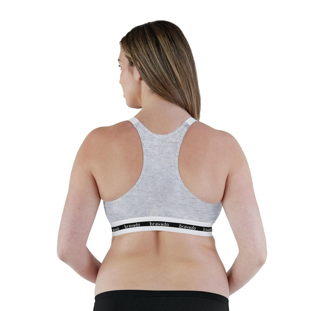 Bravado Original Full Cup Nursing Bra 2.0 (Dove Heather)-Feeding-Bravado--babyandme.ca