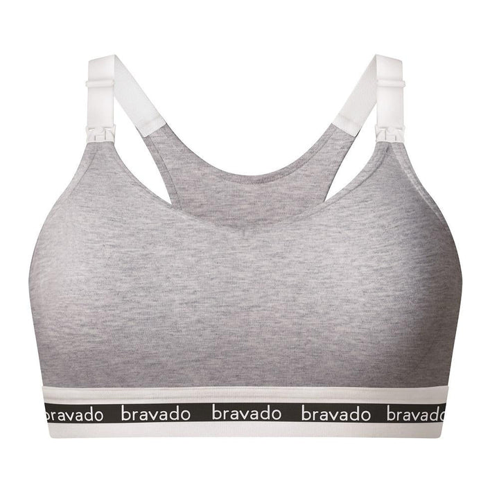 Bravado Original Full Cup Nursing Bra 2.0 (Dove Heather)-Feeding-Bravado--babyandme.ca