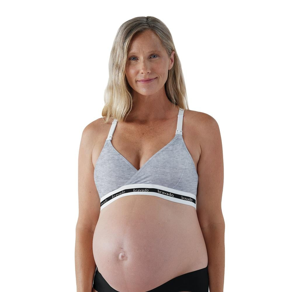 Bravado Original Nursing Bra 2.0 (Dove Heather)-Feeding-Bravado--babyandme.ca