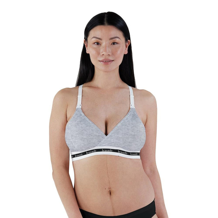 Bravado Original Nursing Bra 2.0 (Dove Heather)-Feeding-Bravado--babyandme.ca