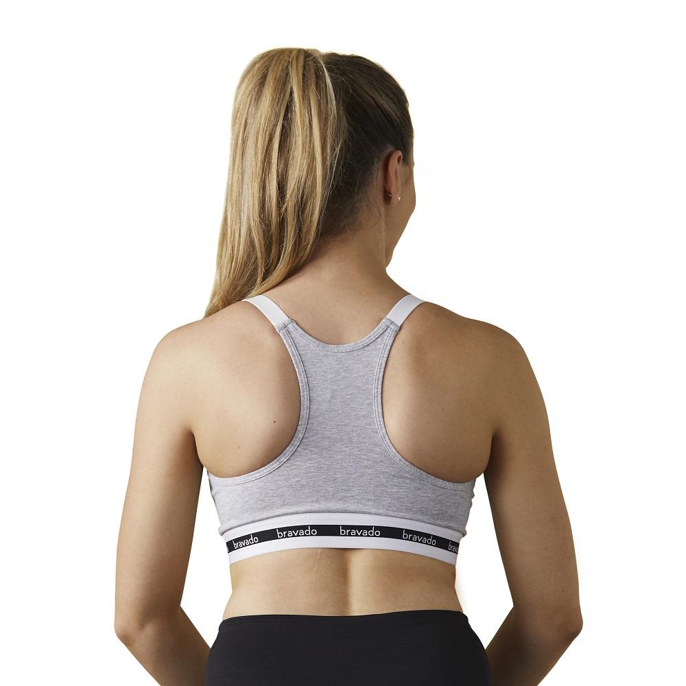 Bravado Original Nursing Bra Full Cup (Dove Heather)-Feeding-Bravado--babyandme.ca