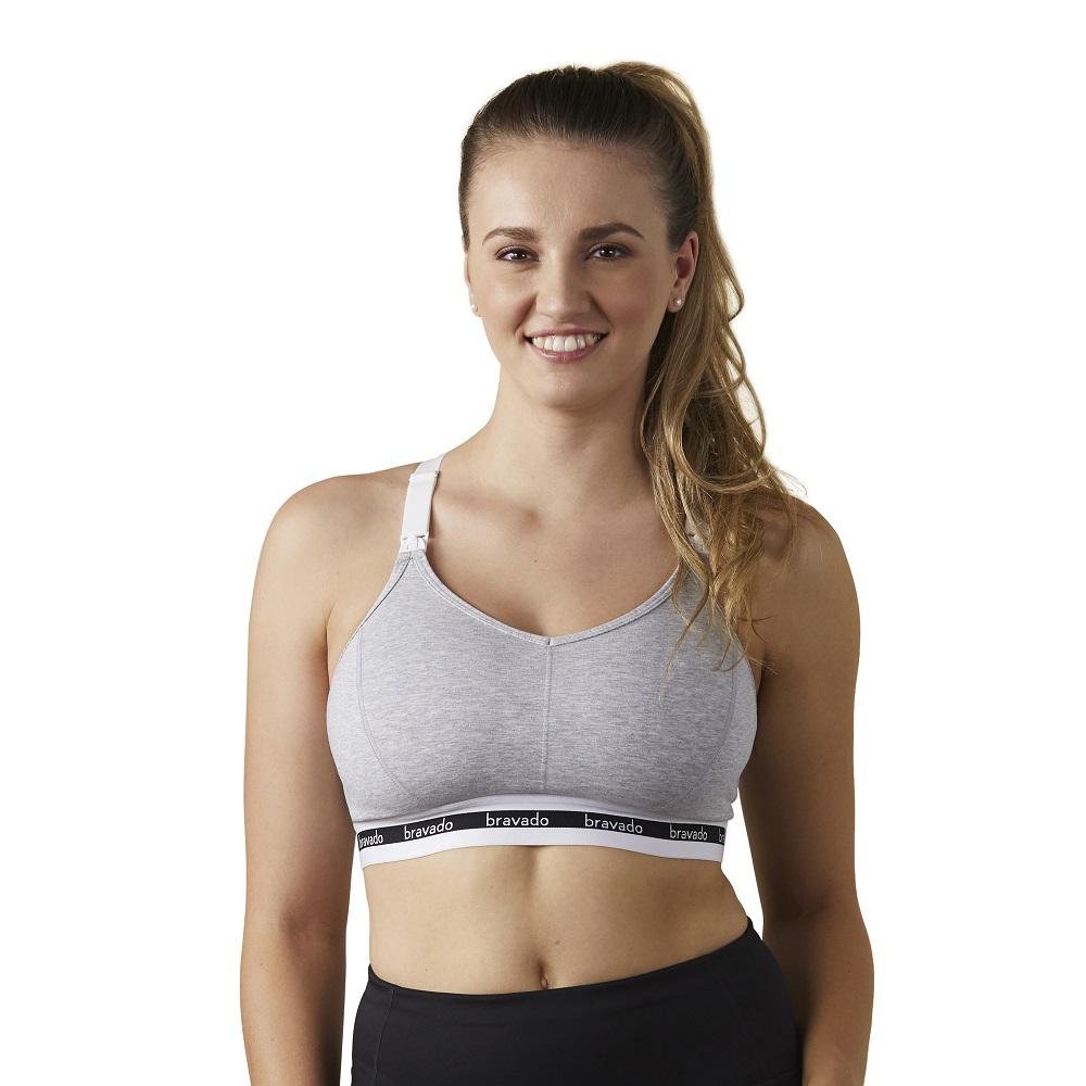 Bravado Original Nursing Bra Full Cup (Dove Heather)-Feeding-Bravado--babyandme.ca