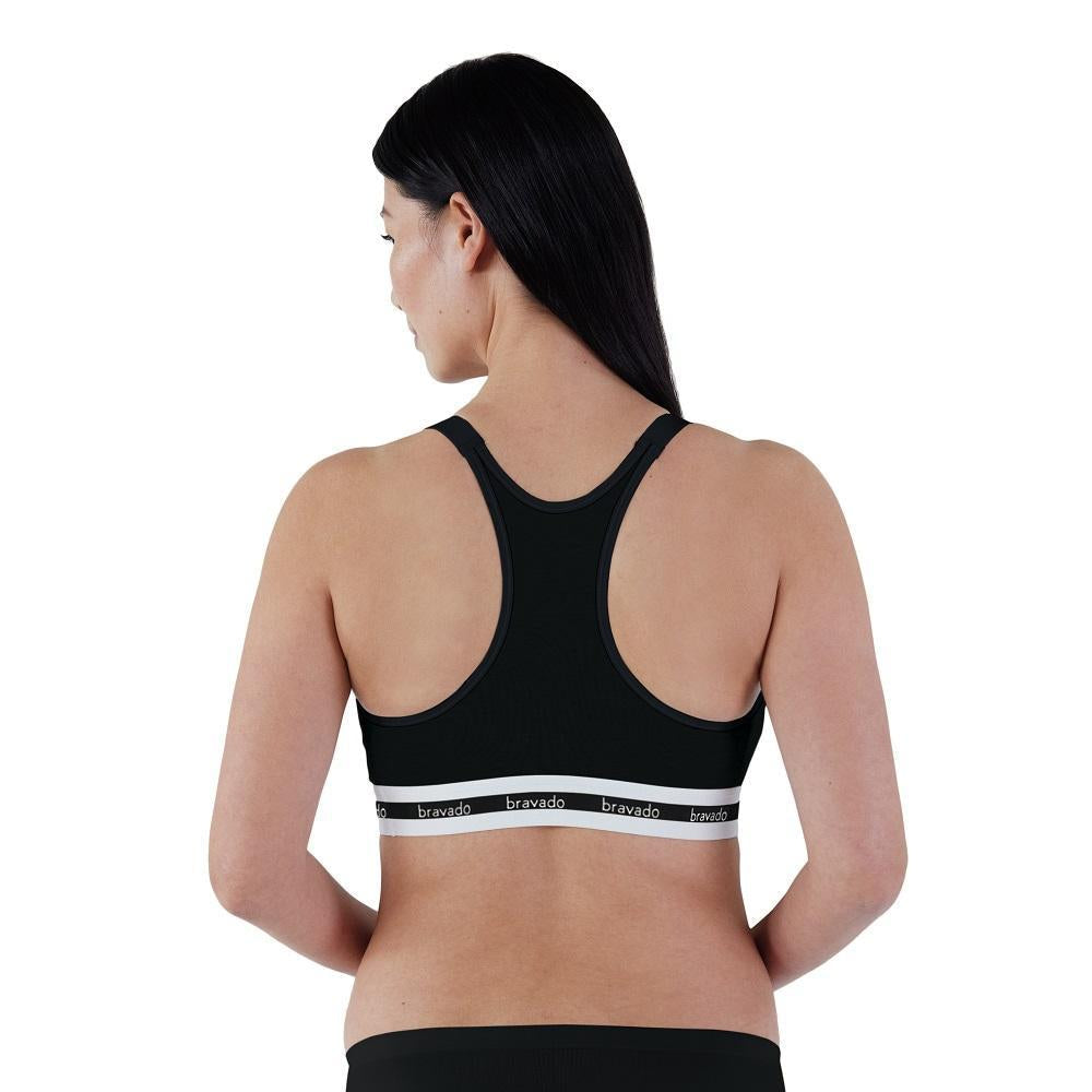 Bravado Original Pumping & Nursing Full Cup Bra 2.0 (Black)-Feeding-Bravado--babyandme.ca