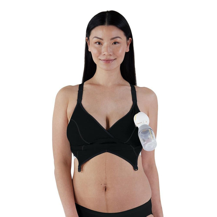 Bravado Original Pumping & Nursing Full Cup Bra 2.0 (Black)-Feeding-Bravado--babyandme.ca