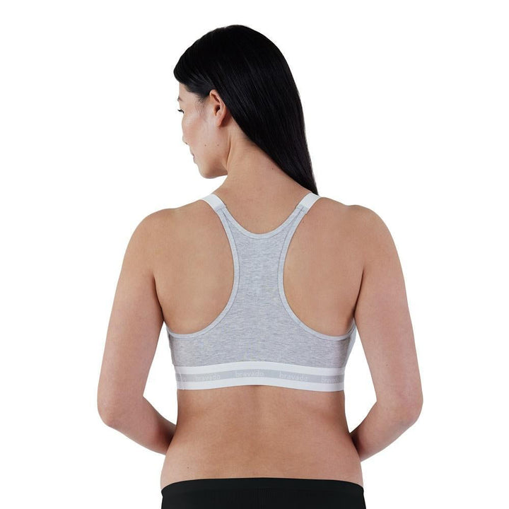 Bravado Original Pumping & Nursing Full Cup Bra 2.0 (Dove Heather)-Feeding-Bravado--babyandme.ca