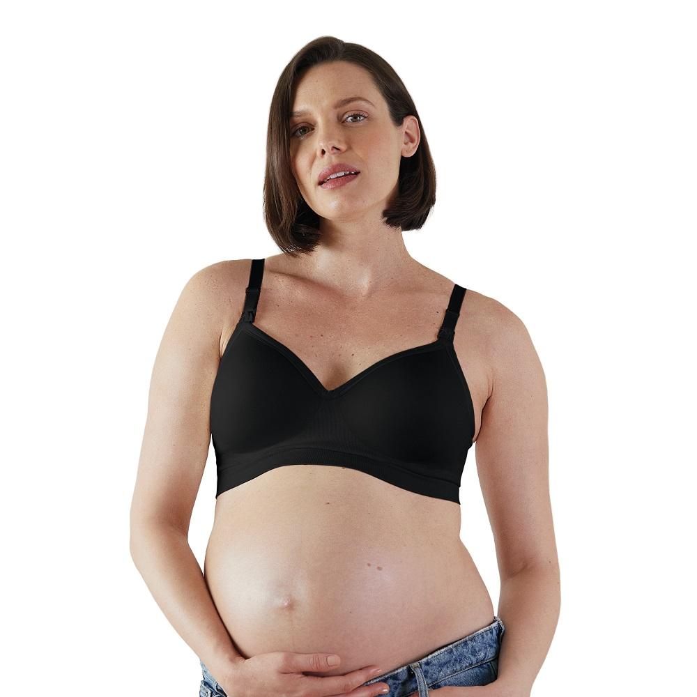 Bravado Plunge Nursing Bra (Black)-Feeding-Bravado--babyandme.ca