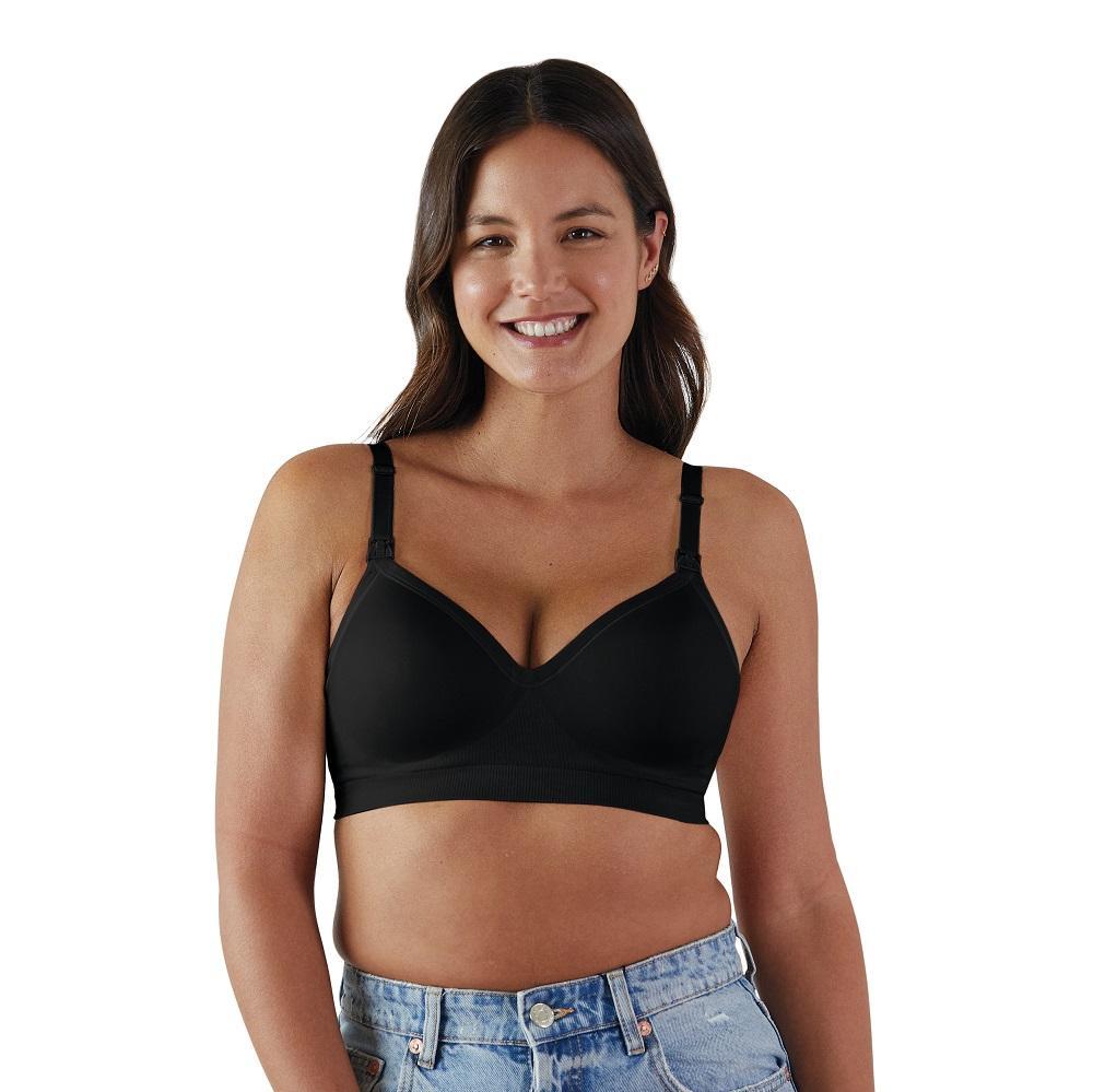 Bravado Plunge Nursing Bra (Black)-Feeding-Bravado--babyandme.ca