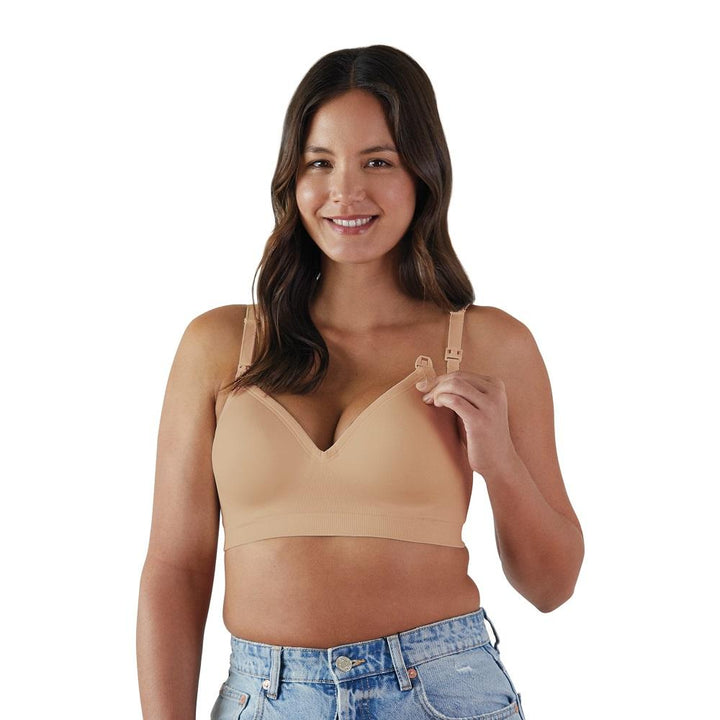 Bravado Plunge Nursing Bra (Butterscotch)-Feeding-Bravado--babyandme.ca