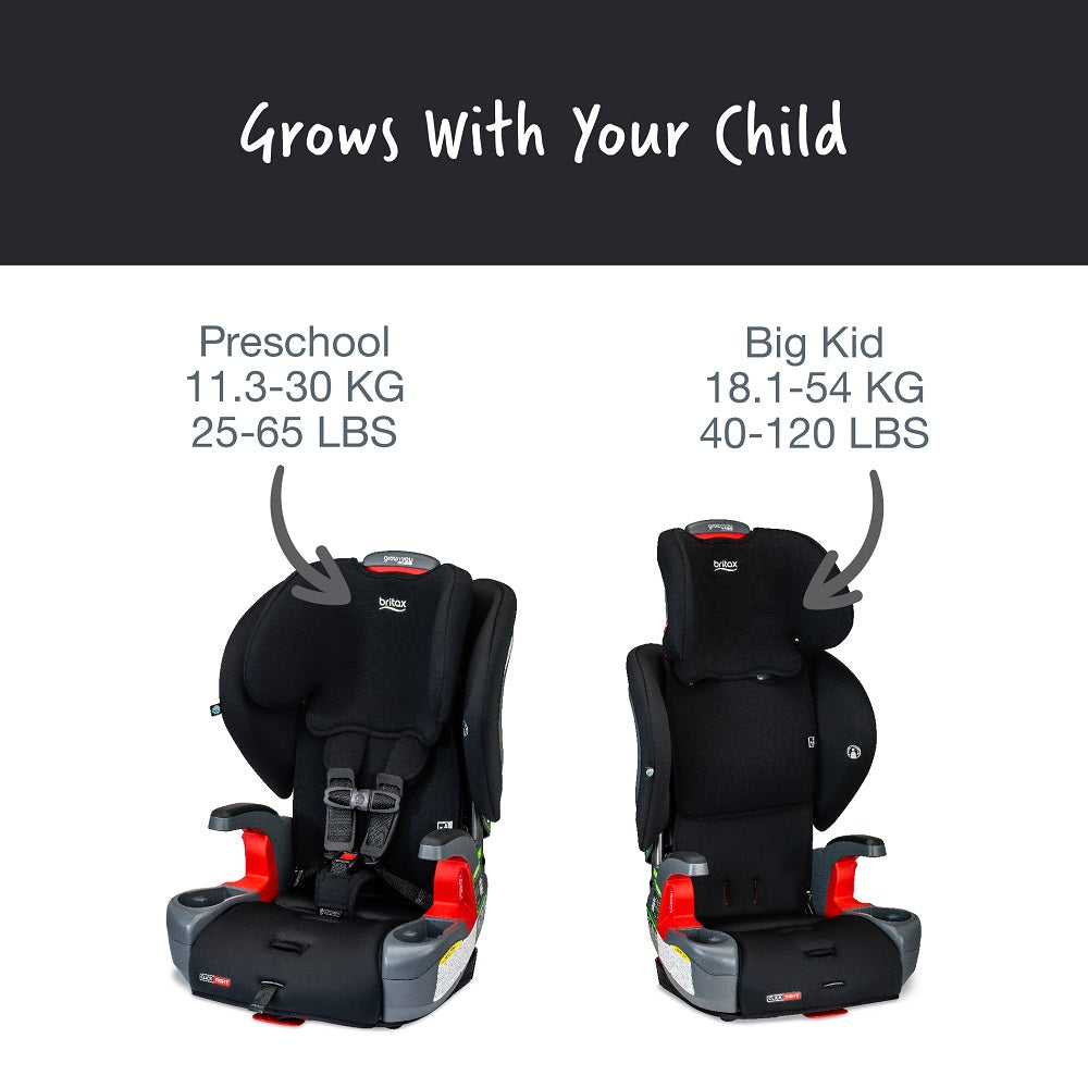 Britax Grow With You ClickTight (SafeWash Black Contour)-Gear-Britax-027382 BK-babyandme.ca