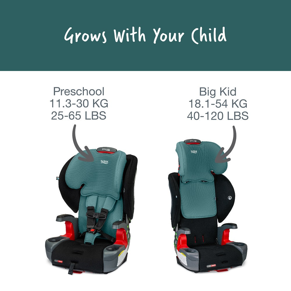 Britax Grow With You ClickTight (SafeWash Green Contour)-Gear-Britax-027382 GN-babyandme.ca