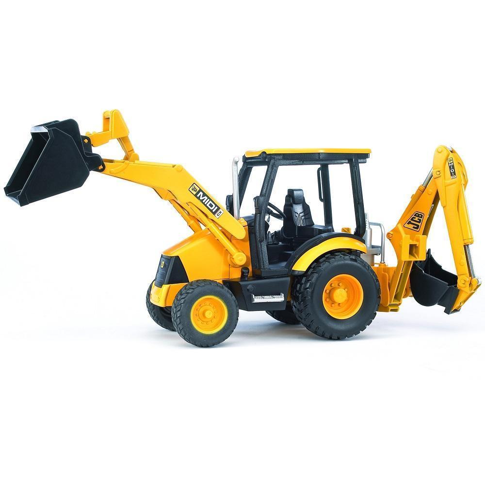 Bruder JCB MIDI CX Backhoe Loader-Toys & Learning-Bruder-025287-babyandme.ca