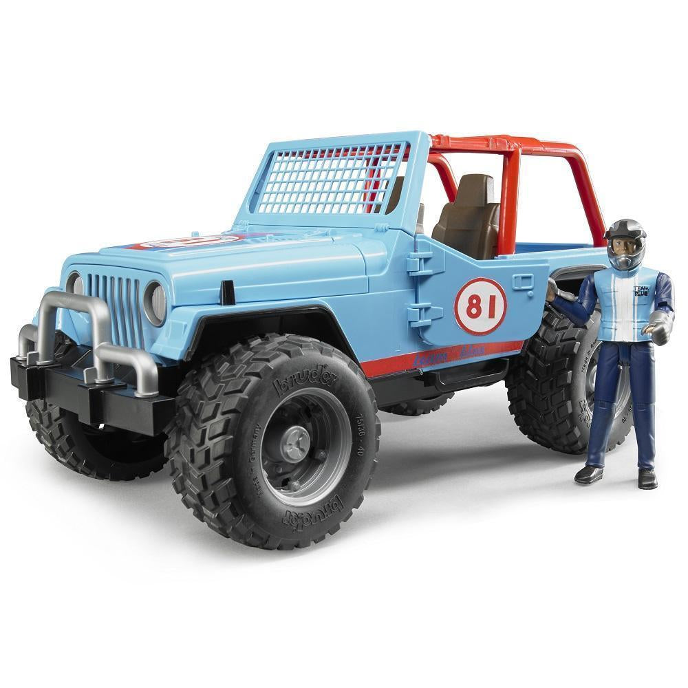 Bruder Jeep Cross Country Racer Blue with Driver-Toys & Learning-Bruder-020145-babyandme.ca