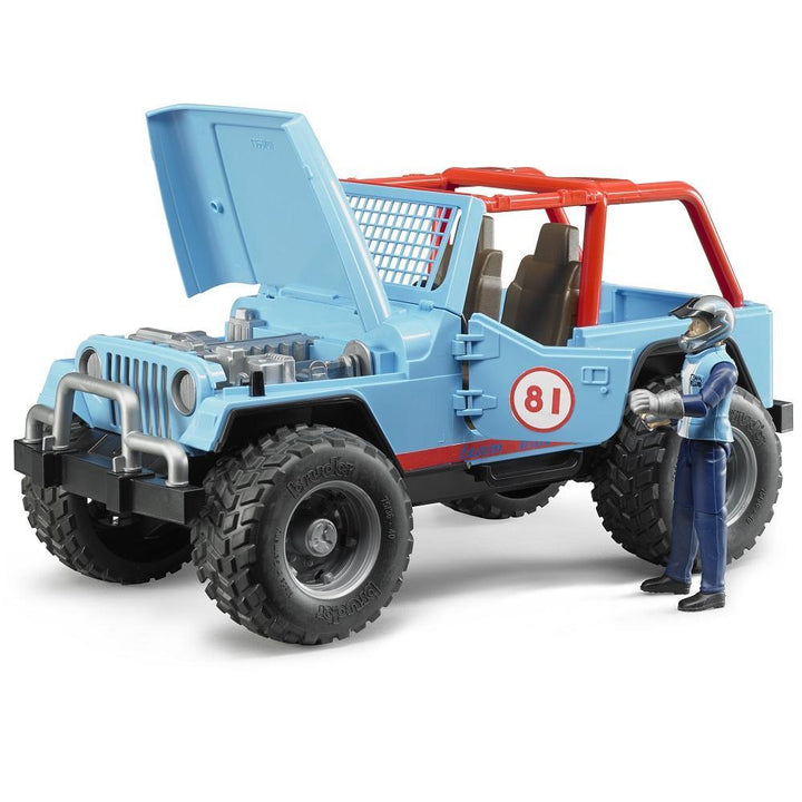 Bruder Jeep Cross Country Racer Blue with Driver-Toys & Learning-Bruder-020145-babyandme.ca