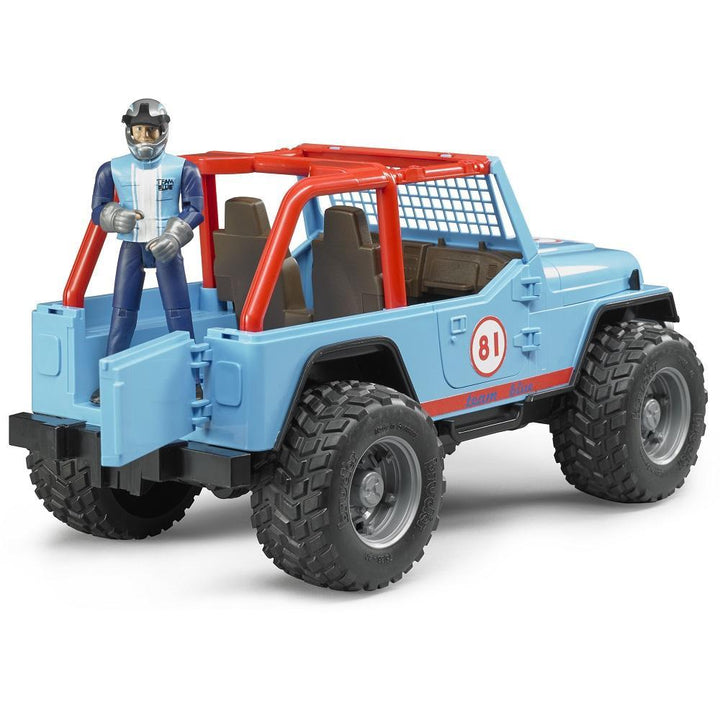 Bruder Jeep Cross Country Racer Blue with Driver-Toys & Learning-Bruder-020145-babyandme.ca