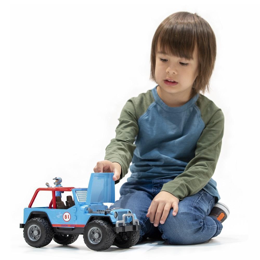 Bruder Jeep Cross Country Racer Blue with Driver-Toys & Learning-Bruder-020145-babyandme.ca