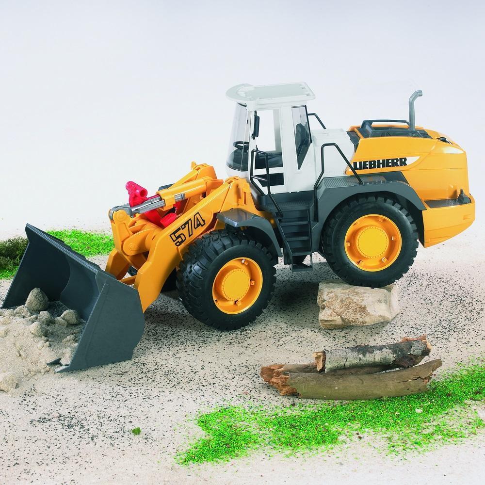 Bruder Liebherr Articulated Road Loader L574-Toys & Learning-Bruder-008052-babyandme.ca