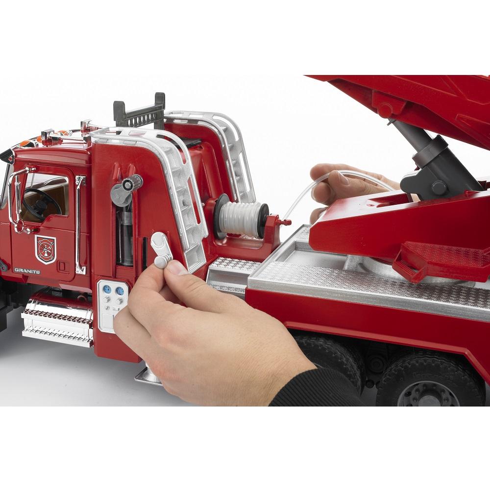 Bruder MACK Granite Fire Engine with Water Pump babyandme babyandme Kelowna Store