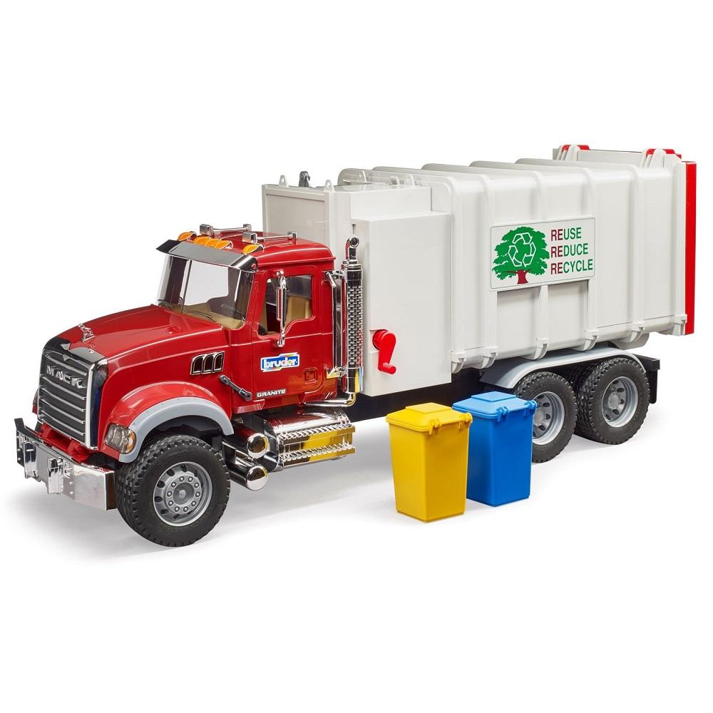 Bruder MACK Granite Side Loading Garbage Truck - IN STORE PICK UP ONLY-Toys & Learning-Bruder-030034-babyandme.ca