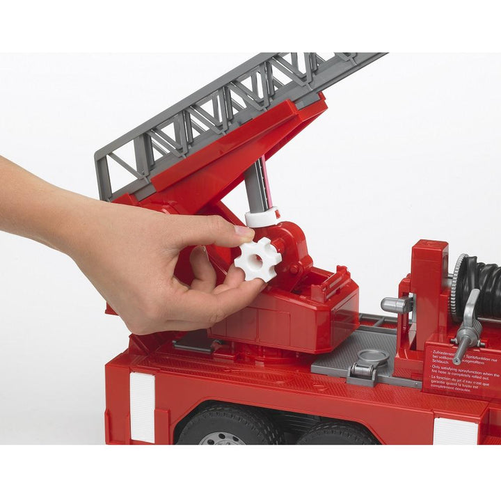 Bruder MAN Fire Engine with Selwing Ladder and Water Pump-Toys & Learning-Bruder-023547-babyandme.ca