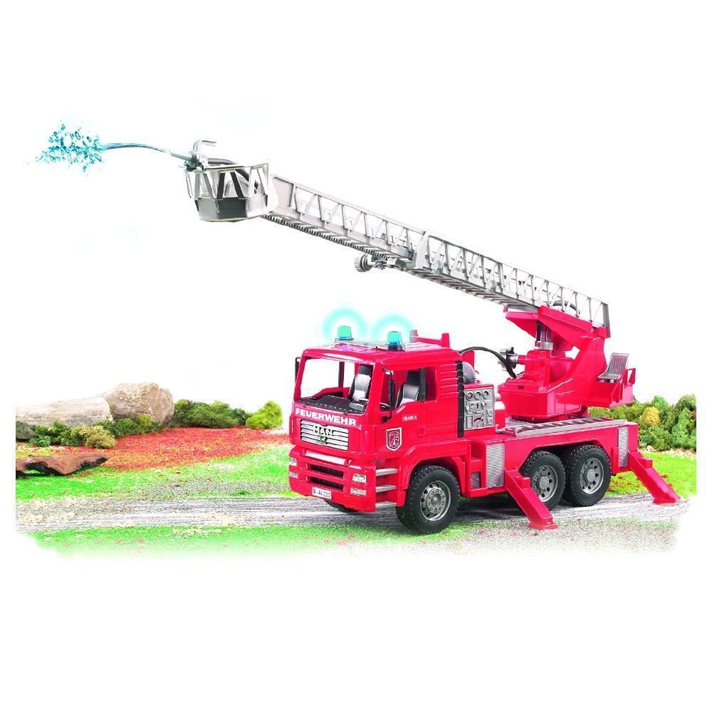 Bruder MAN Fire Engine with Selwing Ladder and Water Pump-Toys & Learning-Bruder-023547-babyandme.ca