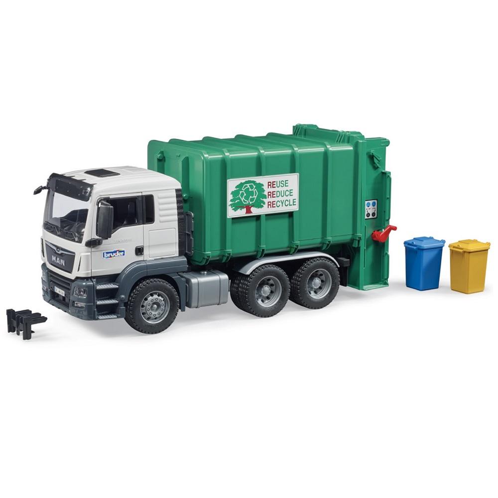 Bruder MAN TGS Rear-Loading Garbage Truck - IN STORE PICK UP ONLY-Toys & Learning-Bruder-024192-babyandme.ca