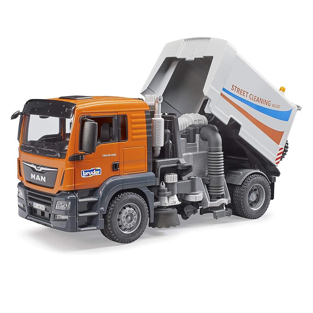 Bruder MAN TGS Street Sweeper - IN STORE PICK UP ONLY-Toys & Learning-Bruder-027492-babyandme.ca