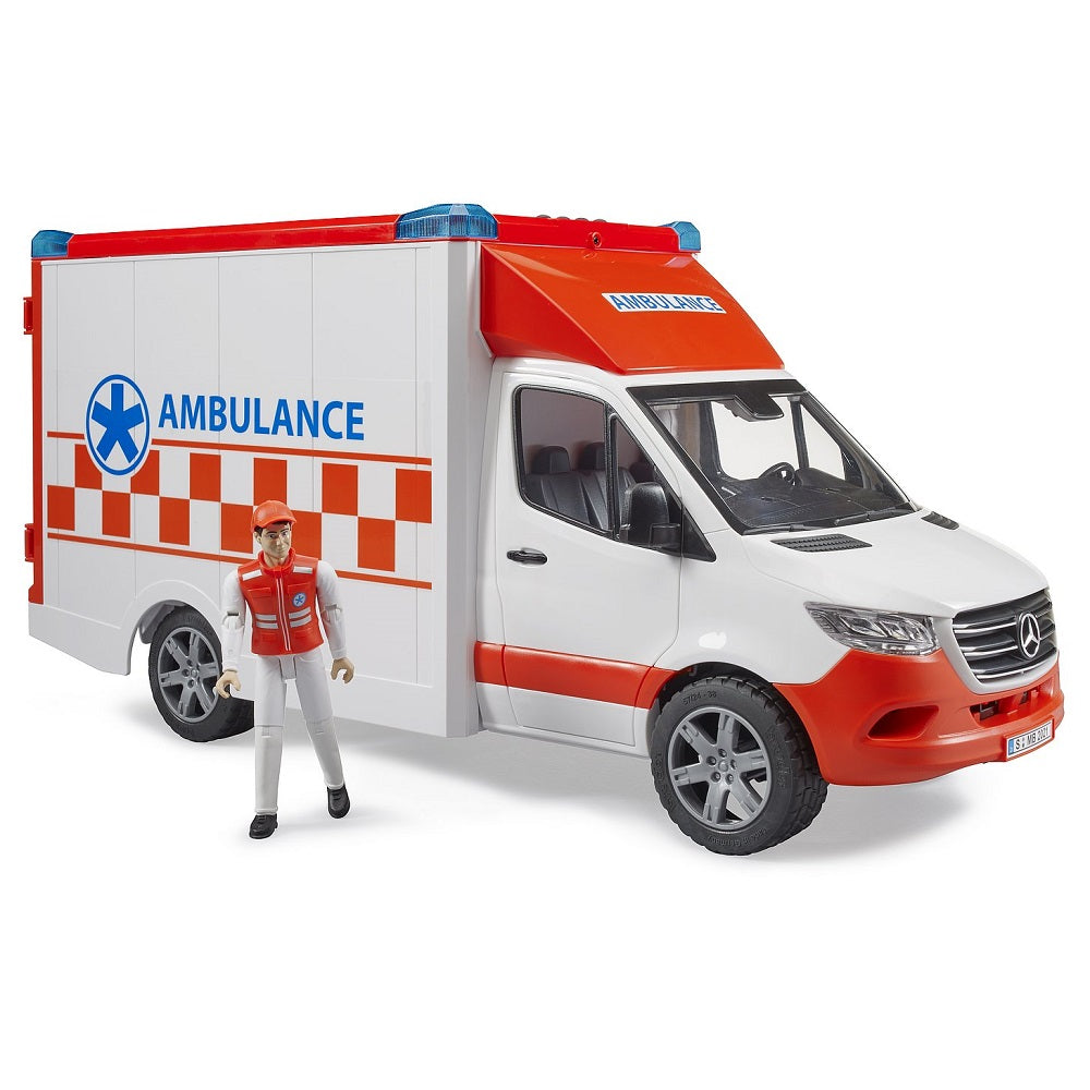 Bruder MB Sprinter Ambulance with Driver - IN STORE PICK UP ONLY-Toys & Learning-Bruder-031319-babyandme.ca