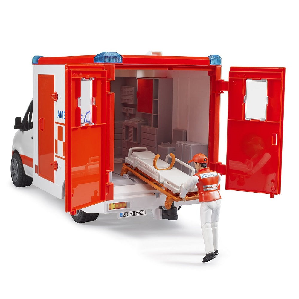 Bruder MB Sprinter Ambulance with Driver - IN STORE PICK UP ONLY-Toys & Learning-Bruder-031319-babyandme.ca