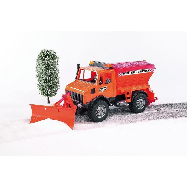 Bruder MB Unimog Winter Service with Snow Plow-Toys & Learning-Bruder-028183-babyandme.ca