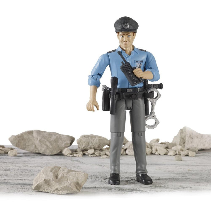 Bruder Policeman with Accessories, Light Skin-Toys & Learning-Bruder-010667-babyandme.ca