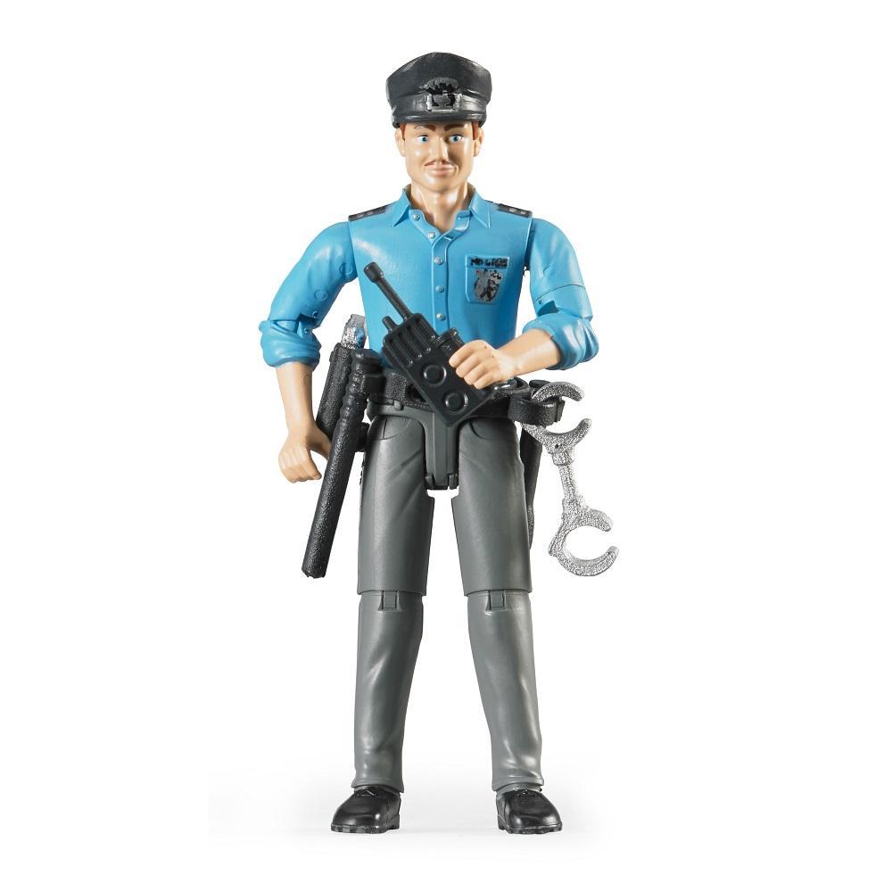 Bruder Policeman with Accessories, Light Skin-Toys & Learning-Bruder-010667-babyandme.ca