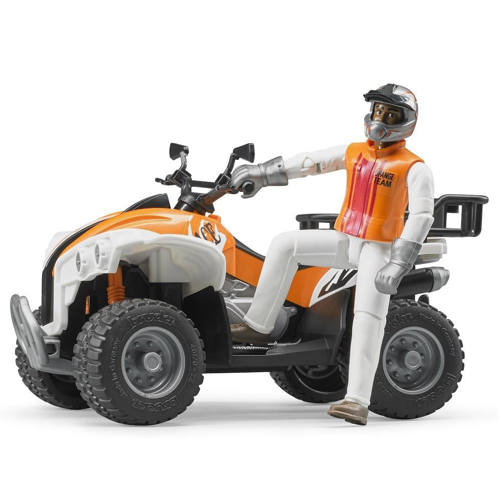 Bruder Quad with Driver-Toys & Learning-Bruder-008082-babyandme.ca