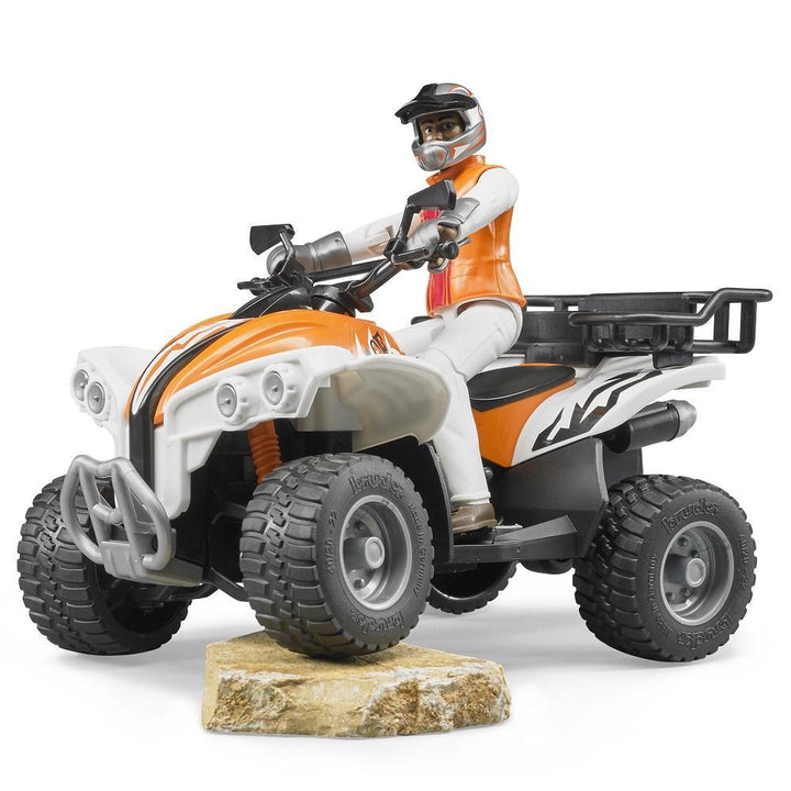 Bruder Quad with Driver-Toys & Learning-Bruder-008082-babyandme.ca