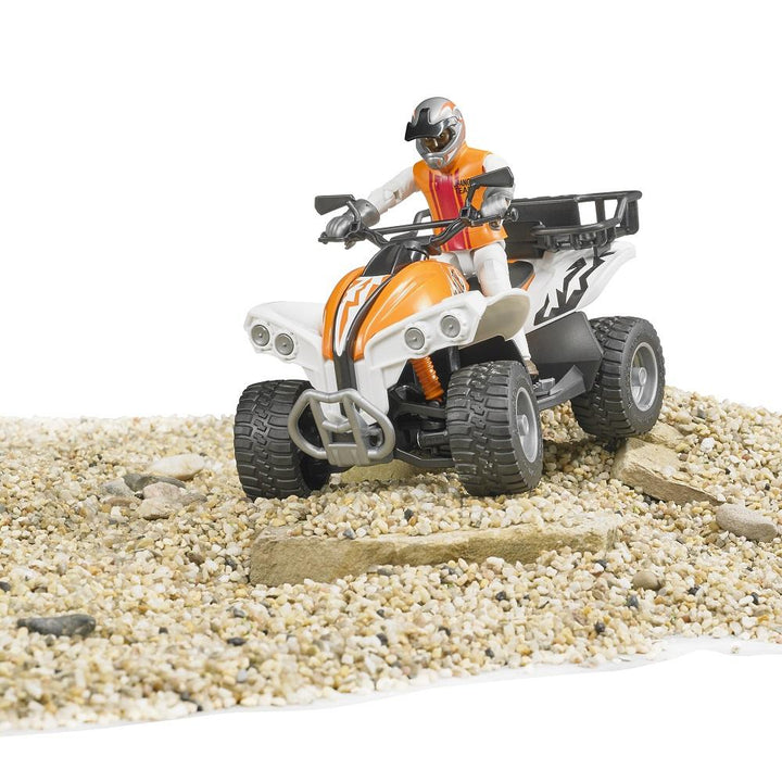 Bruder Quad with Driver-Toys & Learning-Bruder-008082-babyandme.ca