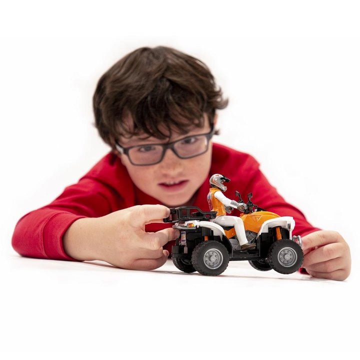 Bruder Quad with Driver-Toys & Learning-Bruder-008082-babyandme.ca