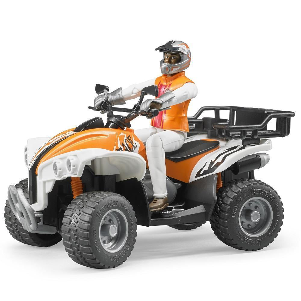 Bruder Quad with Driver-Toys & Learning-Bruder-008082-babyandme.ca